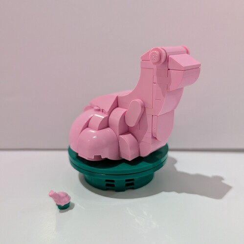 La grosse grenouille rose