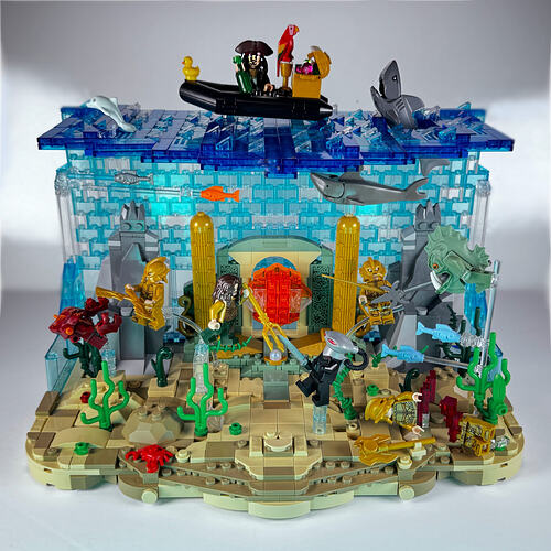 Bataille aquaman versus black manta