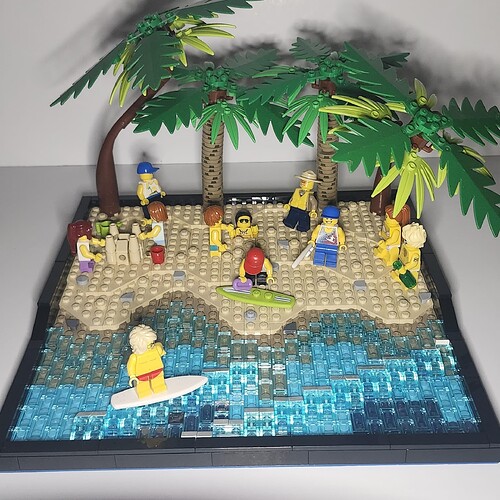 après-midi à la plage