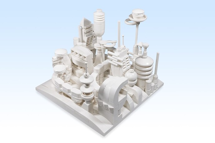 LEGO city of the futur white