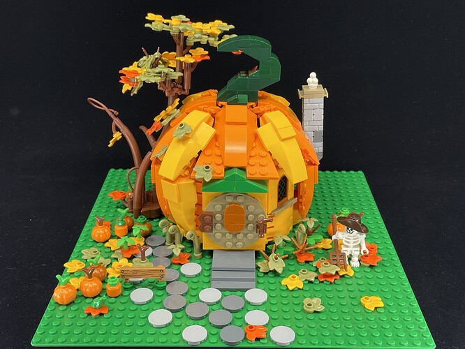 la magie de l'automne à la maison citrouille